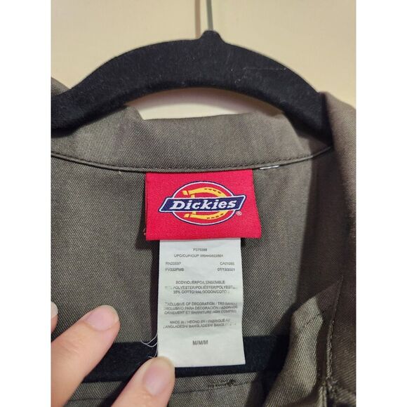 Dickies Short Sleeve Coveralls Jumpsuit Womens Size M Green - Picture 3 of 5